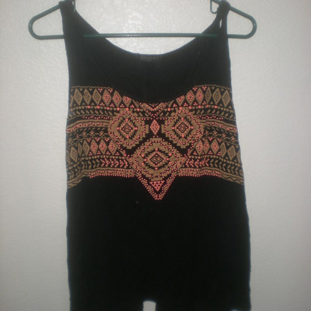SCOBE Brand  Top  Size Large  Black  Tank Top